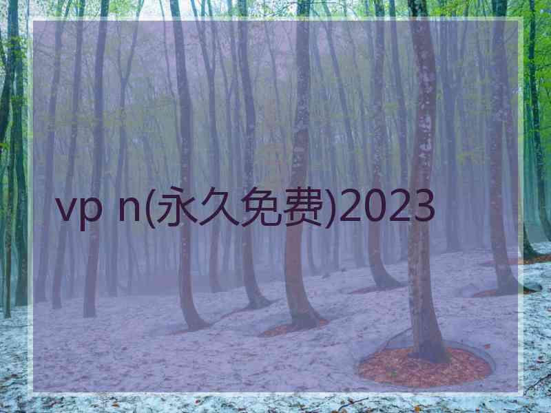 vp n(永久免费)2023