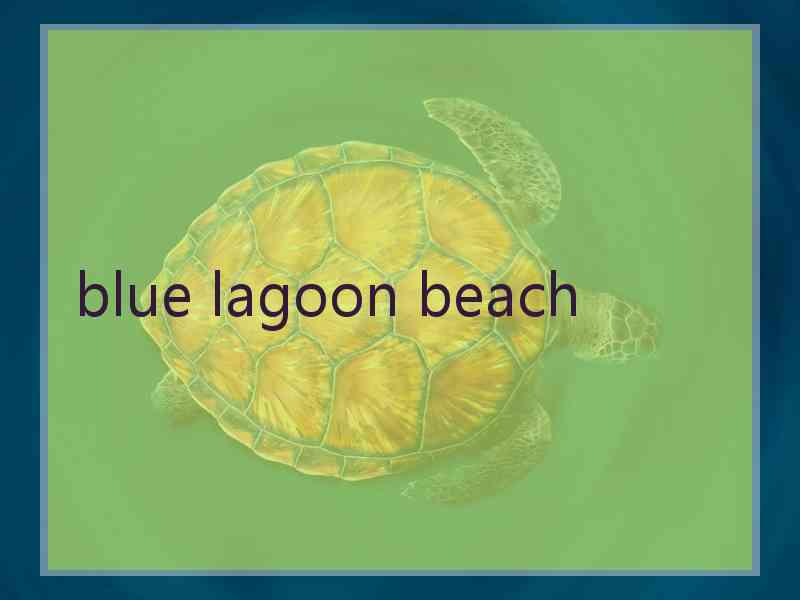 blue lagoon beach