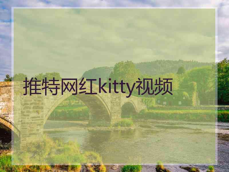 推特网红kitty视频