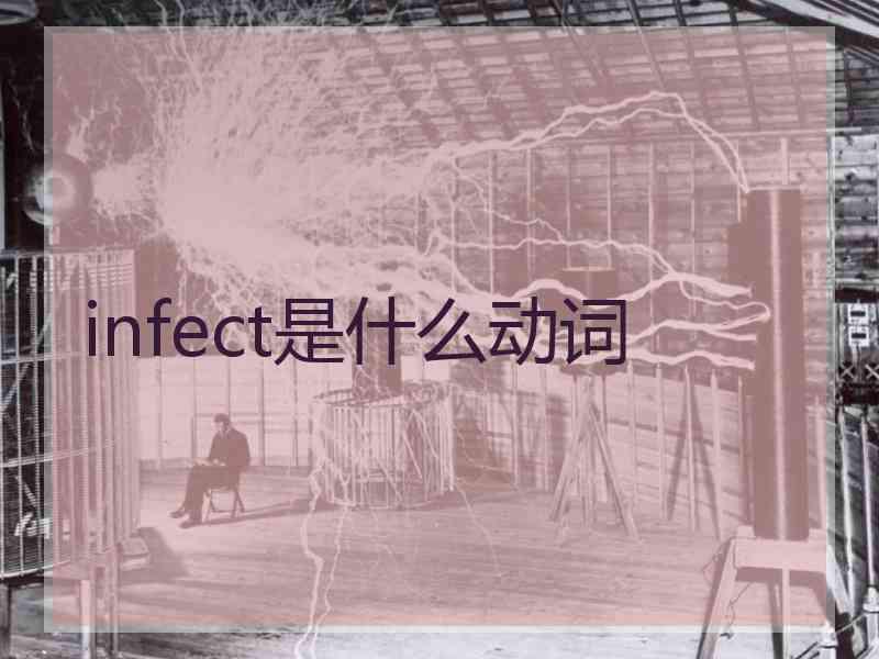 infect是什么动词